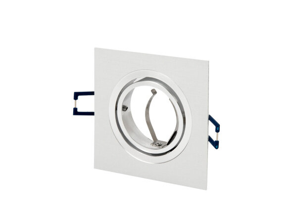 LED Line Udsalg LEDOM Downlight alu. firkantet hvid børstet justerbar LED Line Udsalg LEDOM Downlight alu. firkantet hvid børstet justerbar