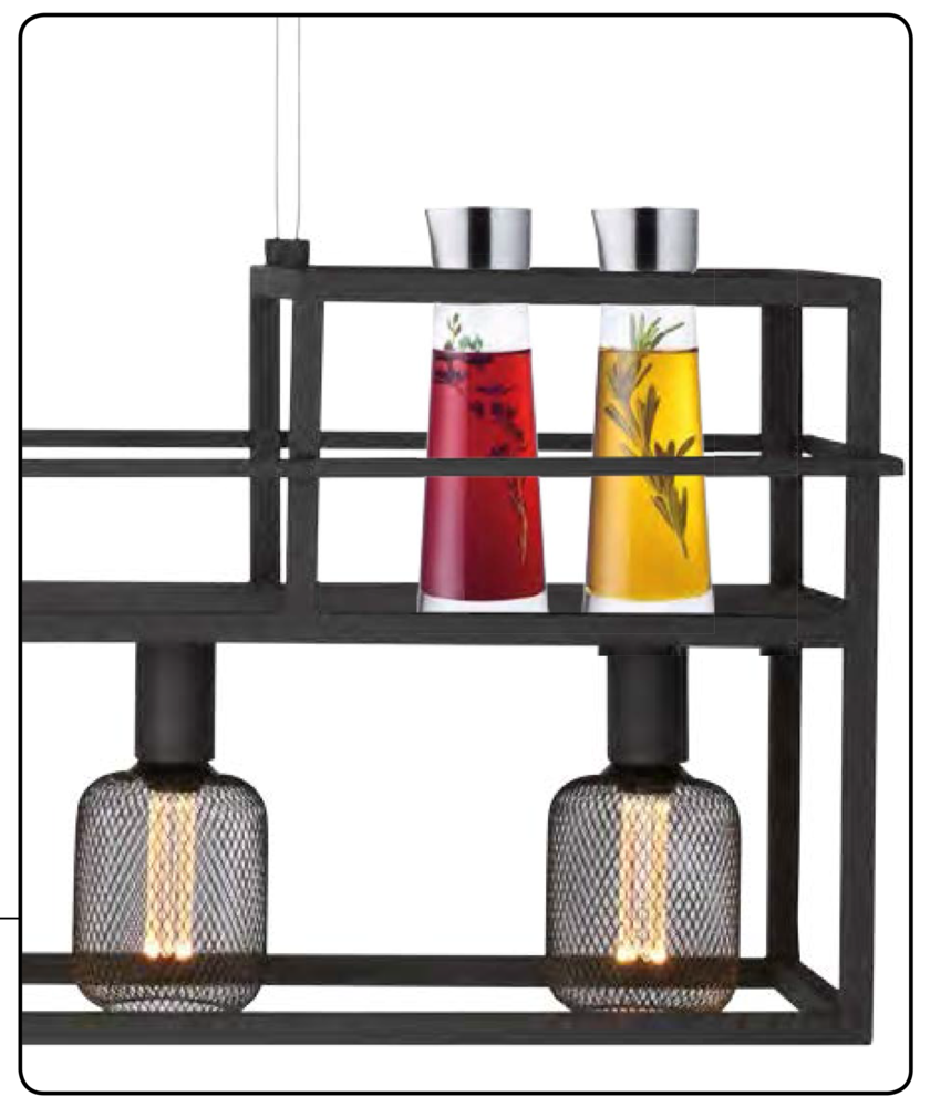 Freelight Pendellampe Culinara 5-pære Sort Freelight Pendellampe Culinara 5-pære Sort