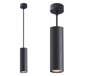 LED Pendellampe IDAR GU10 - Sort - 60x200mm - 1M kabel