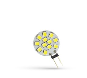 Spectrum LED G4 12V 1,2W 12 LED CW 20MM SPEKTRUM