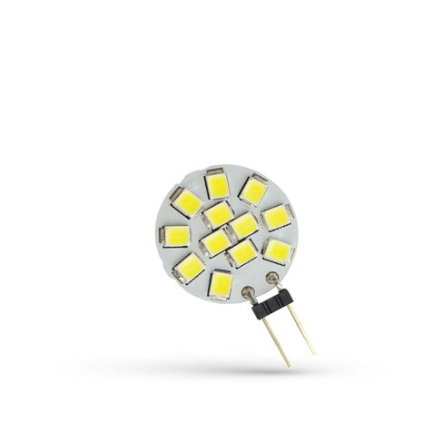 Spectrum LED G4 12V 1,2W 12 LED CW 20MM SPEKTRUM Spectrum LED G4 12V 1,2W 12 LED CW 20MM SPEKTRUM