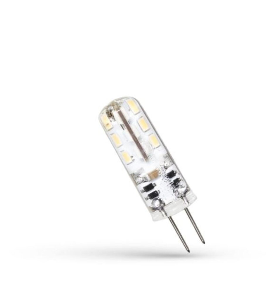 Spectrum LED silikone G4 - 12V 1,5W erstatter 15W 3000K Spectrum LED silikone G4 - 12V 1,5W erstatter 15W 3000K