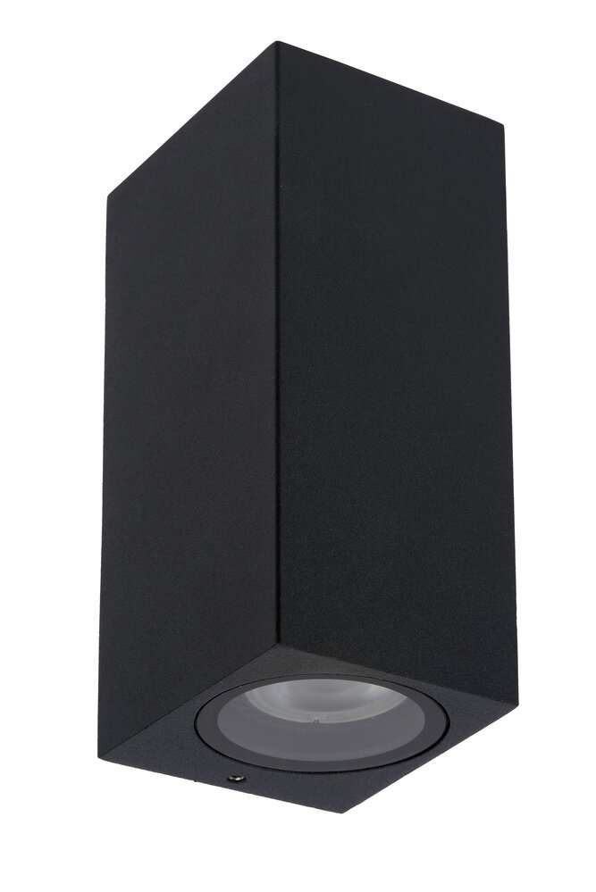Lucide LED Væglampe Udendørs - 2xGU10 - IP44 - Sort - ZARO