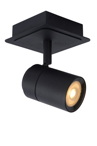 Lucide LENNERT - Loftspot Badeværelse - LED - GU10 - 1x5W 3000K - IP44 - Sort Lucide LENNERT - Loftspot Badeværelse - LED - GU10 - 1x5W 3000K - IP44 - Sort