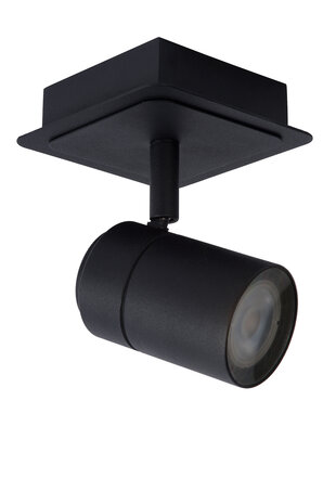 Lucide LENNERT - Loftspot Badeværelse - LED - GU10 - 1x5W 3000K - IP44 - Sort Lucide LENNERT - Loftspot Badeværelse - LED - GU10 - 1x5W 3000K - IP44 - Sort