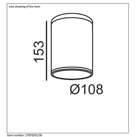 Lucide LED Loftsspot TUBIX antracit - 1x E27 armatur - IP54 Lucide LED Loftsspot TUBIX antracit - 1x E27 armatur - IP54