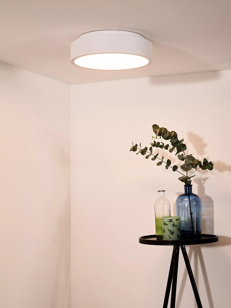 Lucide LED-loftslampe TALOWE - Ø30 cm - Dæmpbar - 20W - 3000K - Hvid