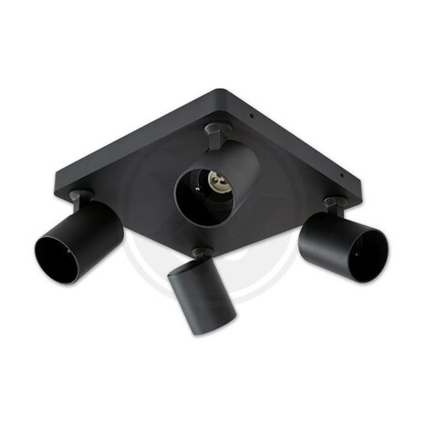 Mi-Light LED Væglampe Fredo - GU10 fatning - Vipbar - Sort