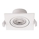 LED forsænket spot firkantet - 5W - Hulstørrelse 75-80mm - Valgfri lystemperatur - Vipbar LED forsænket spot firkantet - 5W - Hulstørrelse 75-80mm - Valgfri lystemperatur - Vipbar