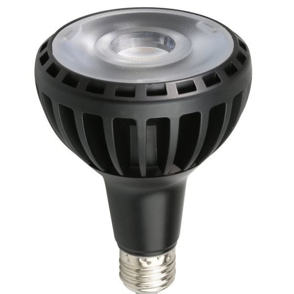 Optonica LED pære E27 fatning - PAR30 - 30W - Valgfri lystemperatur - Sort Optonica LED pære E27 fatning - PAR30 - 30W - Valgfri lystemperatur - Sort