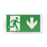 Optonica Nødlysmærkat - Pil ned - Til OPT672048