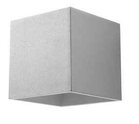 Sollux Lighting Væglampe QUAD 1 grå