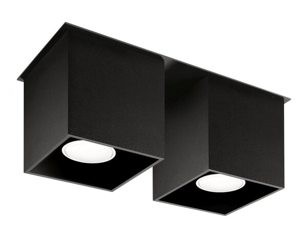 Sollux Lighting Loftsspot QUAD 2 sort Sollux Lighting Loftsspot QUAD 2 sort