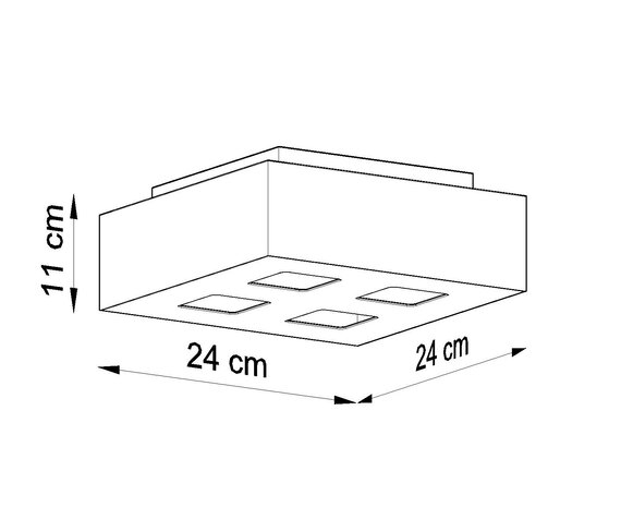 Sollux Lighting Loftsspot MONO 4 sort Sollux Lighting Loftsspot MONO 4 sort