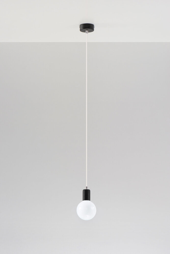Sollux Lighting Pendellampe EDISON hvid