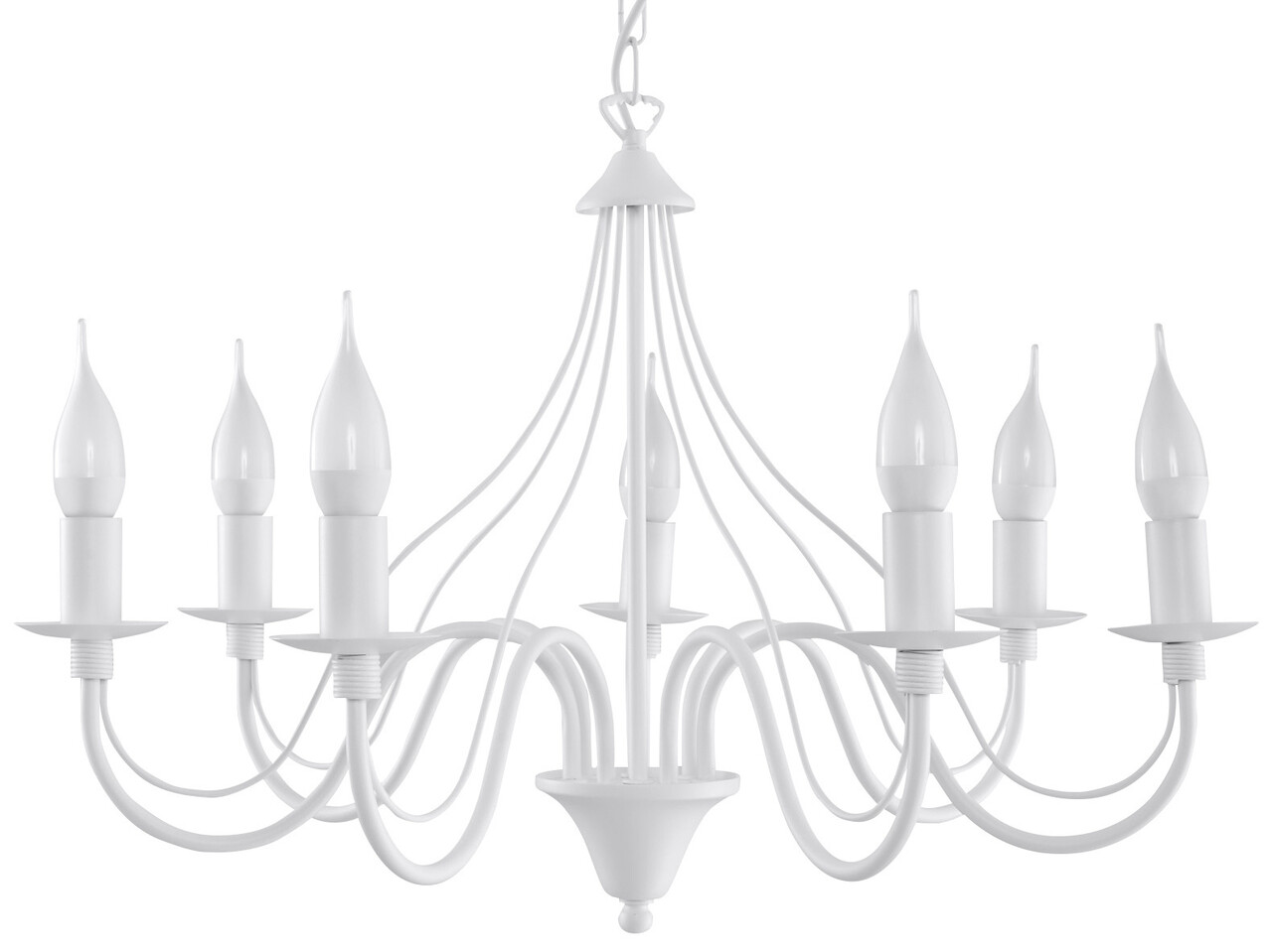 Sollux Lighting Lysekrone MINERWA 7 hvid Sollux Lighting Lysekrone MINERWA 7 hvid