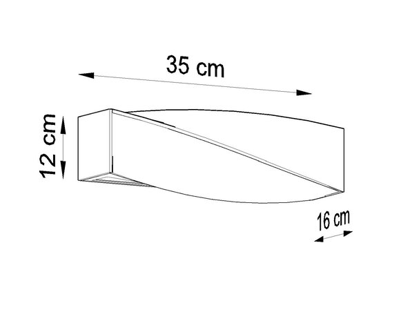 Sollux Lighting Keramisk væglampe SIGMA MINI
