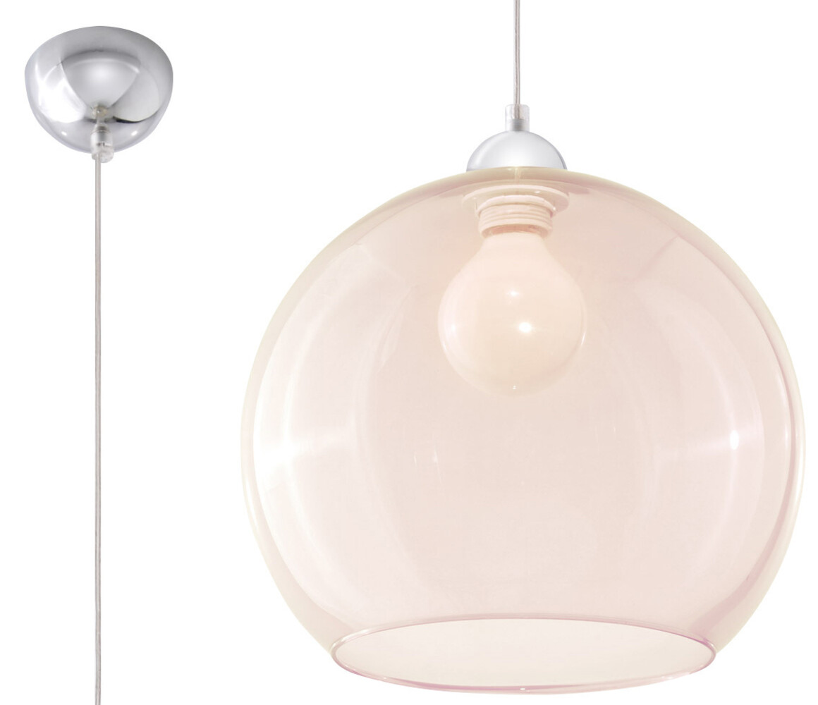 Sollux Lighting Pendellampe BALL champagne