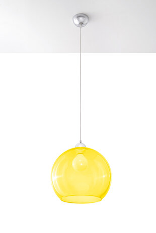 Sollux Lighting Pendellampe BALL gul