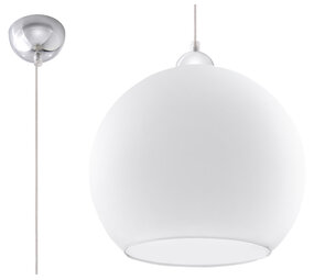 Sollux Lighting Pendellampe BALL hvid
