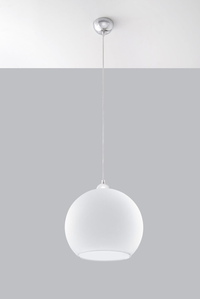Sollux Lighting Pendellampe BALL hvid