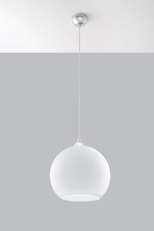 Sollux Lighting Pendellampe BALL hvid