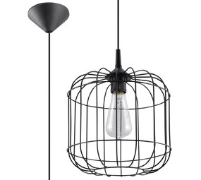 Sollux Lighting Pendellampe CELTA sort