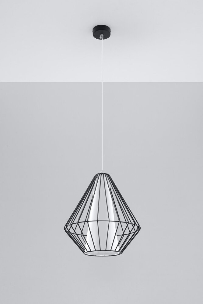 Sollux Lighting Pendellampe DEMI sort Sollux Lighting Pendellampe DEMI sort