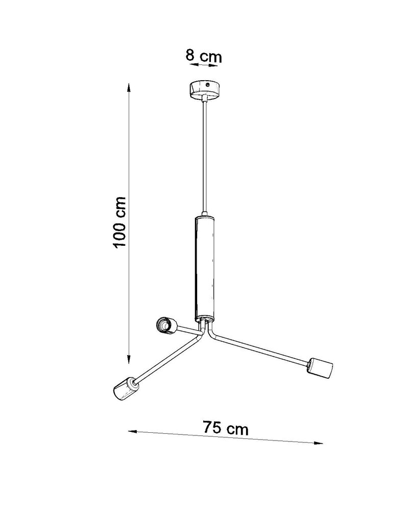 Sollux Lighting Lysekrone DUOMO 3D Sollux Lighting Lysekrone DUOMO 3D