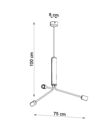 Sollux Lighting Lysekrone DUOMO 3D Sollux Lighting Lysekrone DUOMO 3D