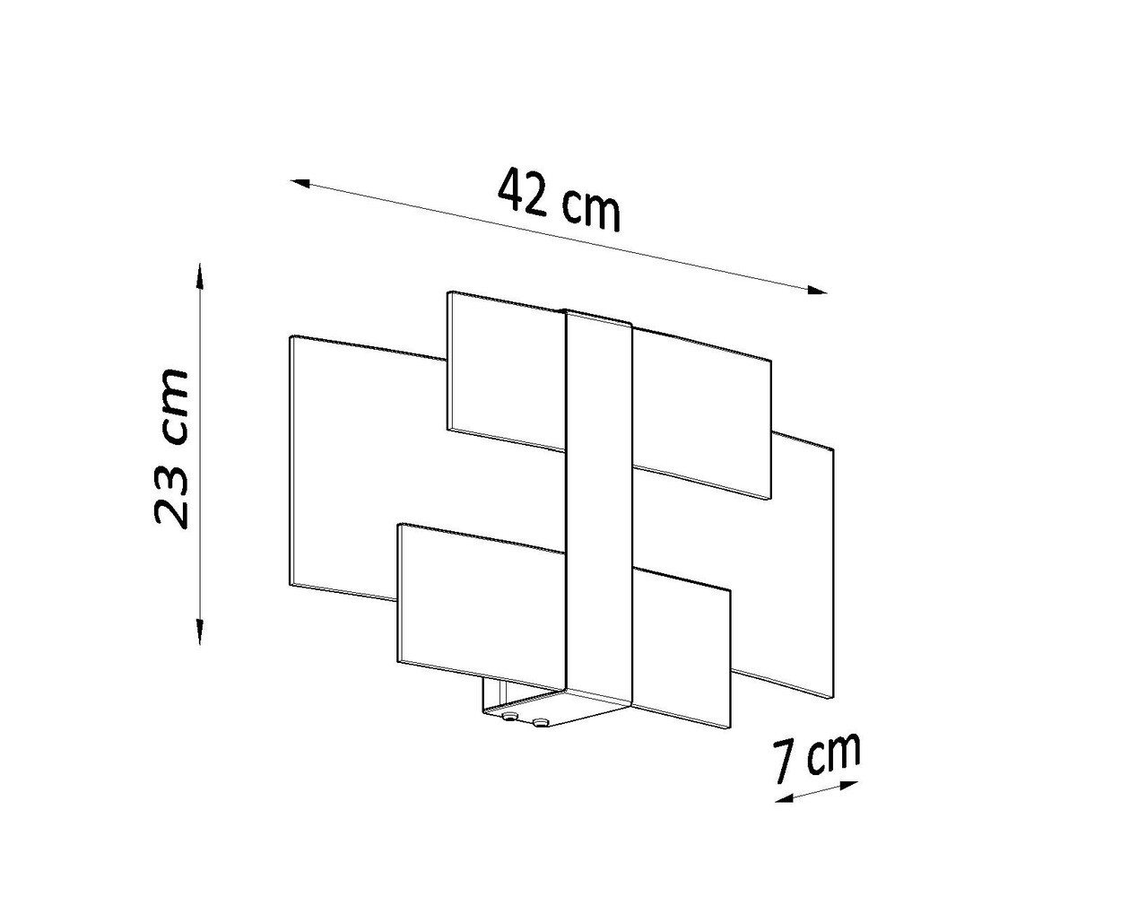 Sollux Lighting Væglampe CELIA krom Sollux Lighting Væglampe CELIA krom