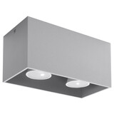 Sollux Lighting Loftsspot QUAD grå