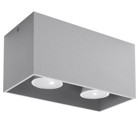 Sollux Lighting Loftsspot QUAD grå