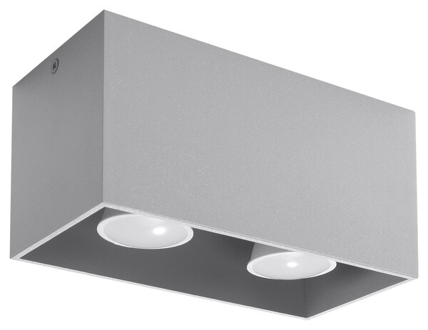 Sollux Lighting Loftsspot QUAD grå Sollux Lighting Loftsspot QUAD grå