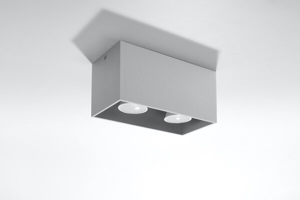 Sollux Lighting Loftsspot QUAD grå Sollux Lighting Loftsspot QUAD grå