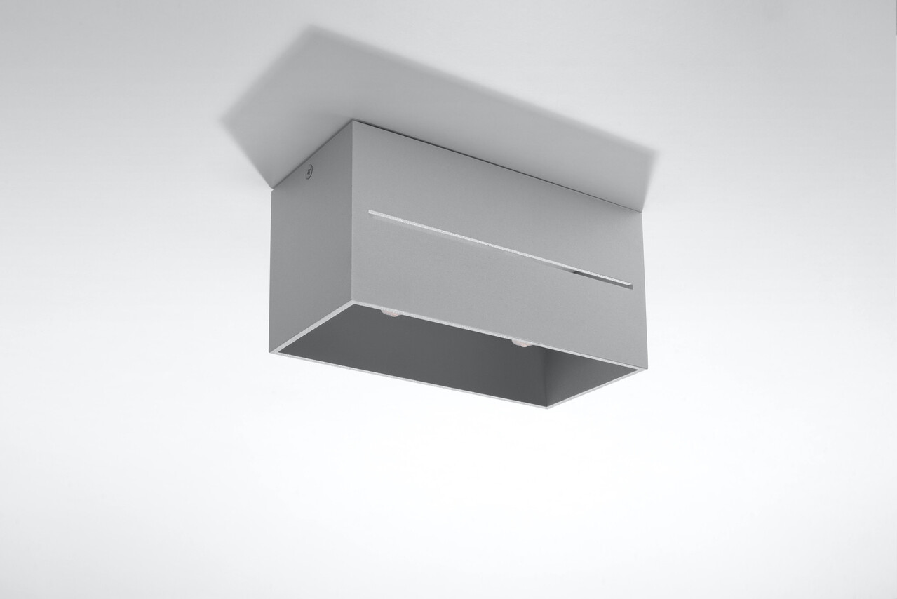 Sollux Lighting Loftsspot LOBO 2 grå Sollux Lighting Loftsspot LOBO 2 grå