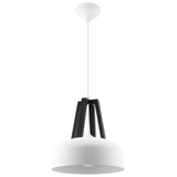 Sollux Lighting Pendellampe CASCO hvid/sort