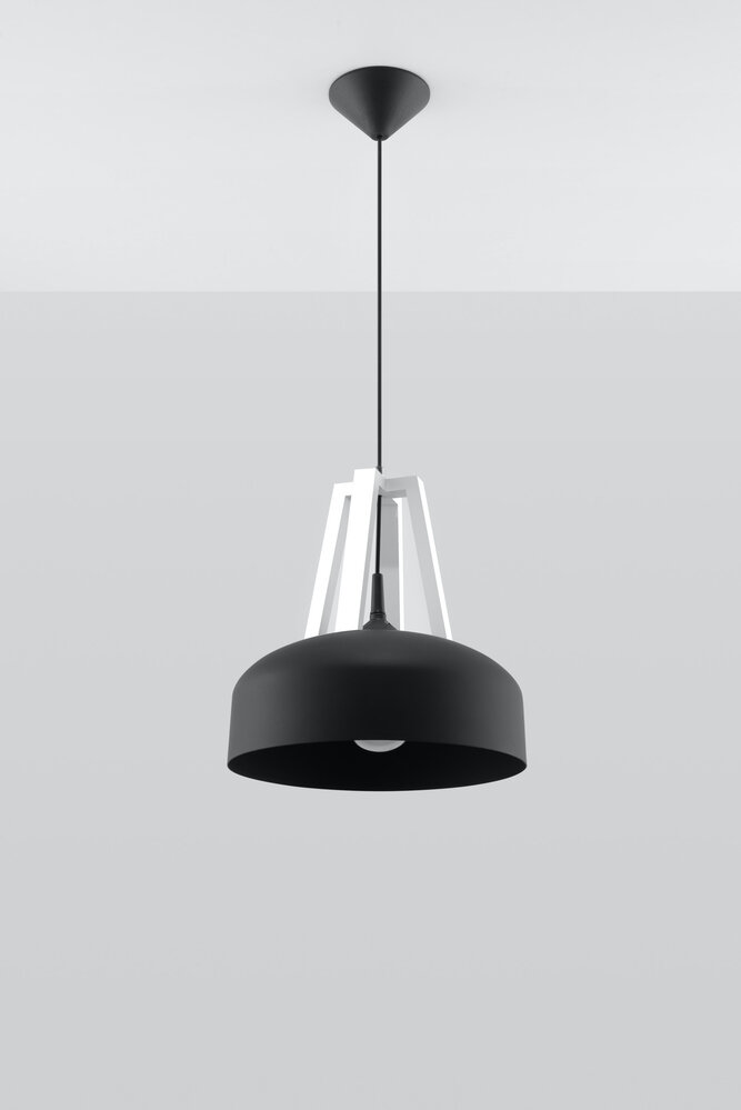 Sollux Lighting Pendellampe CASCO sort/hvid Sollux Lighting Pendellampe CASCO sort/hvid