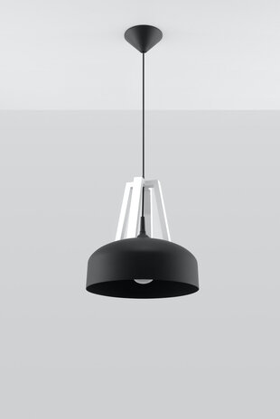 Sollux Lighting Pendellampe CASCO sort/hvid Sollux Lighting Pendellampe CASCO sort/hvid