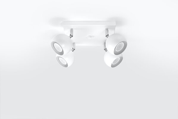 Sollux Lighting Loftspot OCULAR 4 hvid