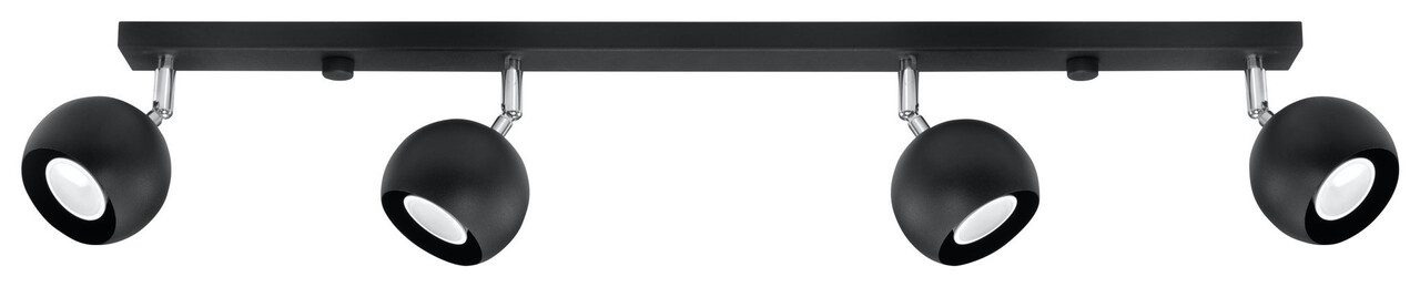 Sollux Lighting Loftsspot OCULAR 4L sort Sollux Lighting Loftsspot OCULAR 4L sort