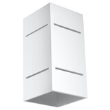 Sollux Lighting Væglampe BLOCCO hvid