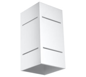 Sollux Lighting Væglampe BLOCCO hvid Sollux Lighting Væglampe BLOCCO hvid