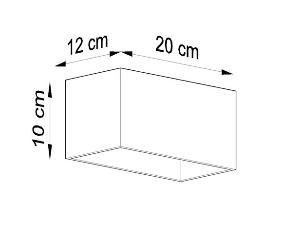Sollux Lighting Væglampe QUAD MAXI sort Sollux Lighting Væglampe QUAD MAXI sort