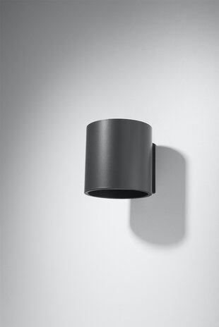 Sollux Lighting Væglampe ORBIS 1 antracit Sollux Lighting Væglampe ORBIS 1 antracit