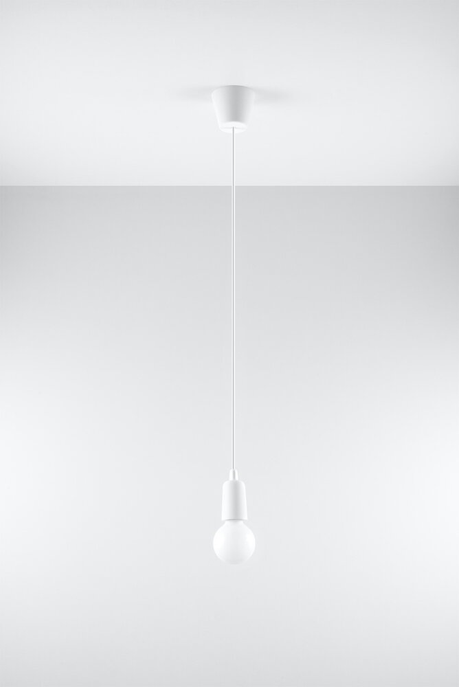 Sollux Lighting Pendellampe DIEGO 1 hvid