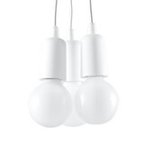 Sollux Lighting Pendellampe DIEGO 3 hvid Sollux Lighting Pendellampe DIEGO 3 hvid