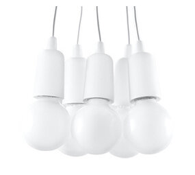 Sollux Lighting Pendellampe DIEGO 5 hvid Sollux Lighting Pendellampe DIEGO 5 hvid