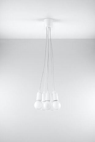 Sollux Lighting Pendellampe DIEGO 5 hvid Sollux Lighting Pendellampe DIEGO 5 hvid