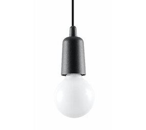 Sollux Lighting Pendellampe DIEGO 1 sort Sollux Lighting Pendellampe DIEGO 1 sort